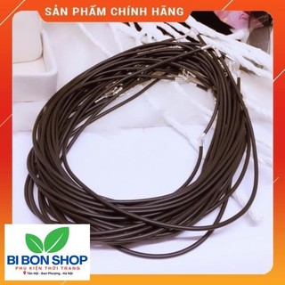 Dây da đeo cổ chốt bạc (BI BON SHOP)