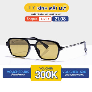 Gọng kính mát vuông Lllyeyewear nam nữ thời thượng cao cấp phù hợp với mùa hè 2021 - 5515