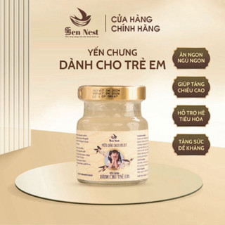 Hũ Yến Chưng Sẵn Trẻ Em, Khánh Hòa thượng hạng 20%, hương vị tự nhiên tiệt trùng loại bỏ vi khuẩn Sen Nest