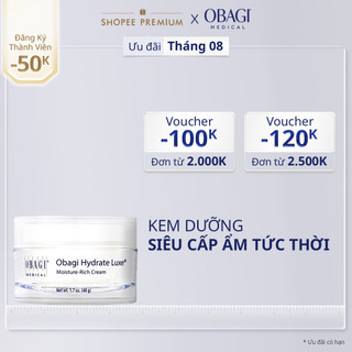 Kem Dưỡng Ẩm Giàu Dưỡng Chất Obagi Hydrate Luxe Moisture-Rich Cream 48g