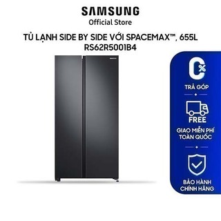 Tủ Lạnh Samsung Side by Side với SpaceMax 655L màu Đen RS62R5001B4/SV