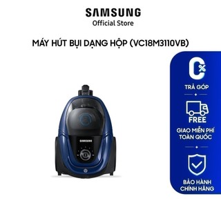 Máy hút bụi samsung dạng hộp 360w turbine không xoắn tóc màu xanh dương vc18m3110vb/sv
