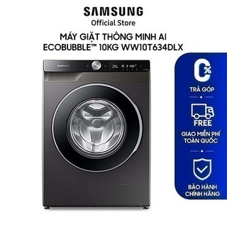 Máy giặt thông minh Samsung AI Ecobubble™ với Ngăn giặt xả tự động 10 kg WW10T634DLX/SV