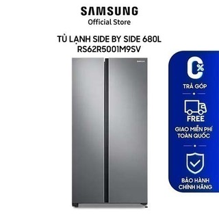 Tủ Lạnh Samsung Side by Side với SpaceMax 655L màu Bạc RS62R5001M9/SV