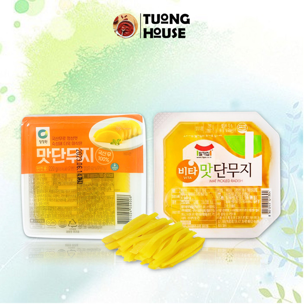 Củ Cải Muối Hàn Quốc Bịch 500G Dạng Sợi/Lát