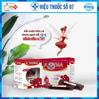 Sắt nước Fogyma - Bổ sung sắt cho phụ nữ mang thai và sau sinh, người thiếu hụt sắt - Hộp 20 ống 10ml