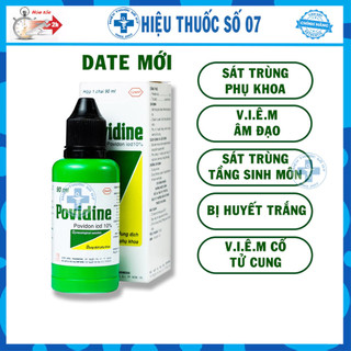 Dung dịch vệ sinh phụ khoa Povidine 10% chai 90ml