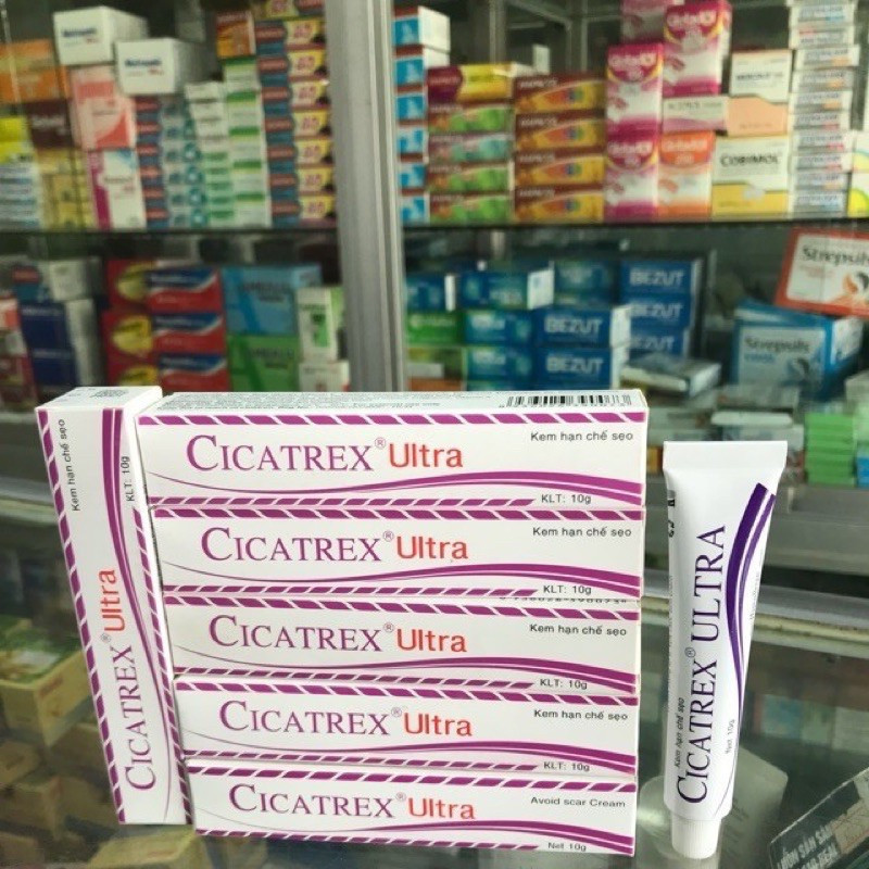 Kem bôi vết thương hở Cicatrex Ultra mau liền da, chăm sóc vết mổ sau sinh nhanh lành, hạn chế sẹo đơn giản