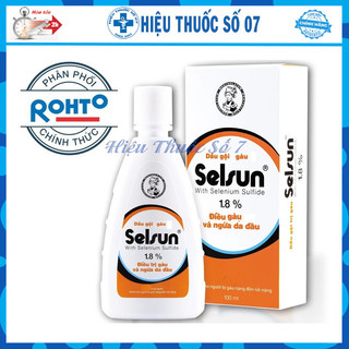 Dầu gội selsun 1,8 % - sạch gàu và hết ngứa da đầu 100ml