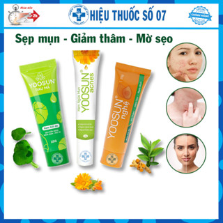 Kem bôi da Yoosun Rau Má - Nghệ - Acnes - Ngăn ngừa mụn, giảm thâm mờ sẹo, mát da 100% từ thảo dược