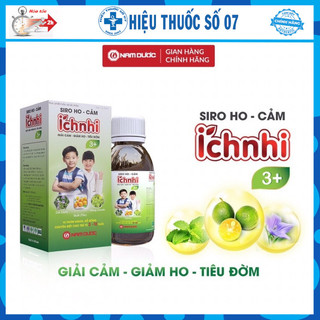 Siro ho Ích Nhi hỗ trợ giải cảm, giải ho, tiêu đờm, hắt hơi, sổ mũi cho bé