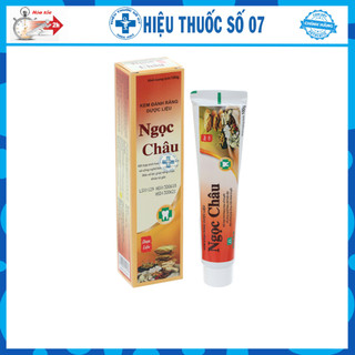 Kem đánh răng dược liệu Ngọc Châu tuýp 100g từ hoa hòe, muối, keo ong, vỏ cau và thảo dược