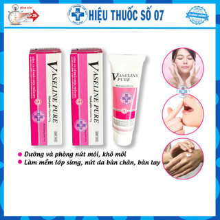 Vaseline dưỡng thể, dưỡng môi, Vaseline Pure – OPC (10g) (không mùi)