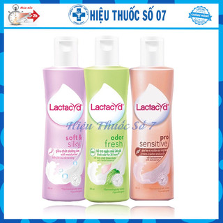 Dung dịch vệ sinh phụ nữ, ddvs phụ nữ Lactacyd các loại Soft & Silky, Odor Fresh, Pro Sensitive chai 250ml