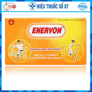 Enervon C - Tăng đề kháng, Vitamin C và Vitamin B-Complex set 1 vỉ 10 viên