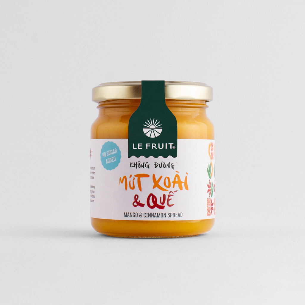 (Chính hãng) Le Fruit Mứt xoài quế (Mango-Cinnamon spread) -225gr #LEFRUIT)