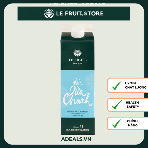 (Chính hãng) Le Fruit Nước ép Nước dừa-chanh (Coco-lemon juice) -1L