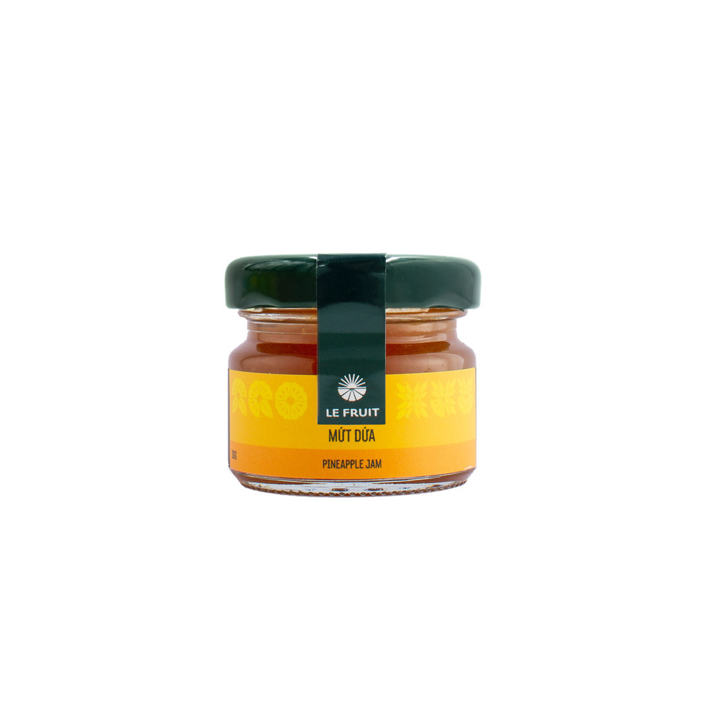 (Chính hãng) Le Fruit Mứt dứa (Pineapple jam) -30gr #LEFRUIT)