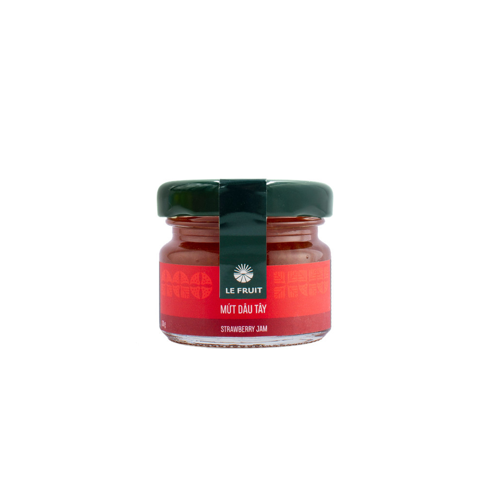 (Chính hãng) Le Fruit Mứt dâu (Strawberry jam) -30gr #LEFRUIT)