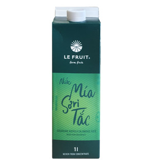 (Chính hãng) Le Fruit Nước ép Nước Mía & Tắc (Sugarcane & Calamansi juice) -1L