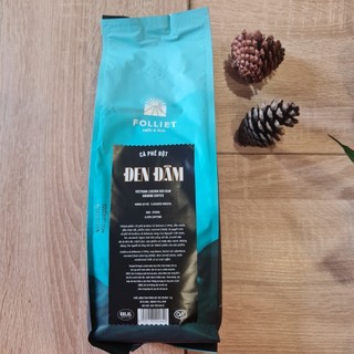 ( CHÍNH HÃNG_ Mới ) Cà phê Folliet ĐEN ĐẬM 1KG _ pha phin truyền thống việt nam ARABICA & ROBUSTA