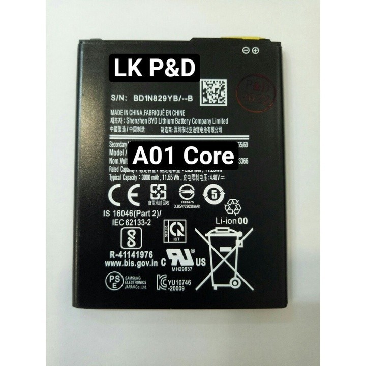 Pin điện thoại SS A01 Core
