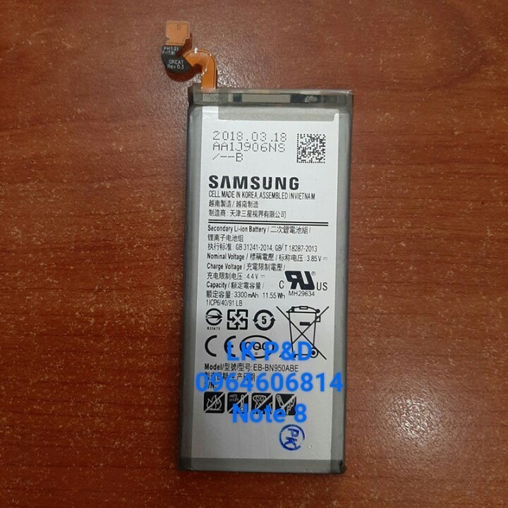 Pin Samsung Note 8