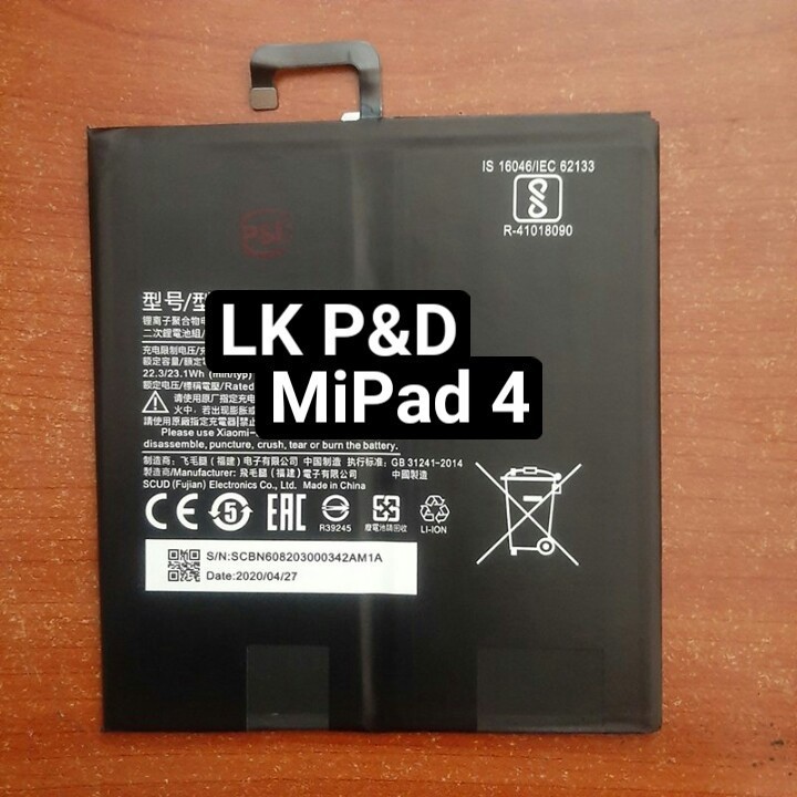 Pin Xiaomi MIPAD 4