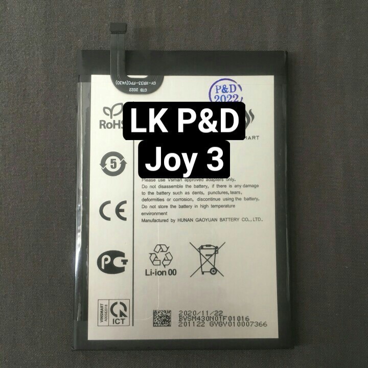 Pin điện thoại Vsmart Joy 3
