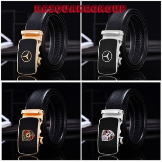 [Dây lưng] Thắt Lưng Da Nam Hàng Hiệu Khóa Cài Cao Cấp. Dây Nịt Nam Da Bò 100% Chính Hãng Mercedes Mạ Vàng Nam Tính GC35