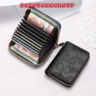 Ví ngắn nam nữ da PU giá rẻ, nhiều ngăn giữ đồ nhỏ gọn, bỏ túi, Ví bóp da mini nữ, cầm tay thời trang, Hàn Quốc cao cấp