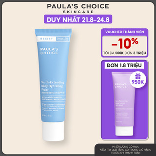 Kem chống nắng Paula's Choice Youth-Extending Daily Mattifying Fluid SPF 50 60ml - 7800