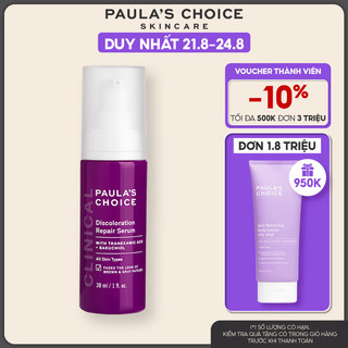 Tinh chất làm mờ thâm nám và đều màu da tối ưu Paula's Choice Clinical Discoloration Repair Serum 30ml - 8040