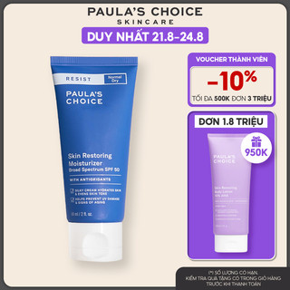 Kem chống nắng chống lão hóa Paula’s Choice Resist Skin Restoring Moisturizer with SPF 50-60ml 7970