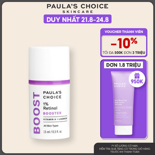 Tinh chất tăng cường chống nám và lão hóa Paula's Choice 1% Retinol Booster 15ml Mã: 7870