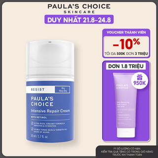 Kem dưỡng ẩm siêu cao cấp ngừa thâm nám và nếp nhăn Paula’s Choice RESIST Intensive Repair Cream 50 ml 7810