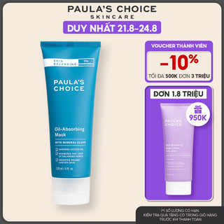 Mặt nạ giảm dầu Paula's Choice Skin Balancing Oil Absorbing Mask 118ml 2750