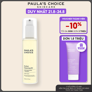 Dầu tẩy trang dịu nhẹ, làm sạch sâu Paula's Choice Perfect Cleansing Oil 118ml 3140