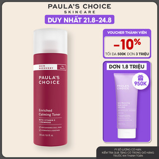 Toner phục hồi độ ẩm cho da Paula's Choice Skin Recovery Enriched Calming Toner 190ml 1250