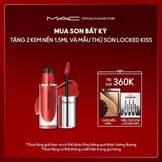  Son kem MAC Locked Kiss Ink Lipcolour 4ml chống thấm nước, không trôi, mịn lì, nhẹ môi