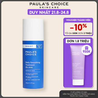 Kem tẩy da chết làm trắng sáng và đều màu da Paula’s Choice RESIST Daily Smoothing Treatment With 5% AHA 50 ml - 7660