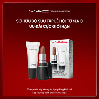  Bộ Mini Retro Matte + Mini Lipglass đặc biệt của MAC / Bộ đôi Mini Lip Winter's Kiss
