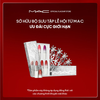  Bộ Mini Lustreglass Đặc biệt của MAC / Frostbitten Kiss Lustreglass Lipstick x 5: Tông Tươi Sáng