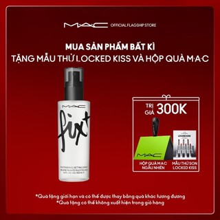 Xịt khoáng MAC Fix+ Multitasking Setting Spray 100ml Không cồn, dưỡng ẩm, cố định makeup đến 12 giờ