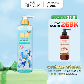 [25.8 - ĐƠN TỪ 269K - CÓ QUÀ 0Đ] Sữa tắm nước hoa Cindy Bloom Fresh Ocean hương năng động trẻ trung 640g