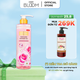 [25.8 - ĐƠN TỪ 269K - CÓ QUÀ 0Đ] Sữa tắm nước hoa Cindy Bloom Aroma Flower hương ngọt ngào nữ tính 640g