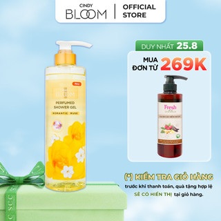 [25.8 - ĐƠN TỪ 269K - CÓ QUÀ 0Đ] Sữa tắm nước hoa Cindy Bloom Romantic Muse hương quyến rũ lãng mạn 640g