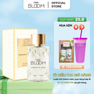 [25.8 | MUA LÀ CÓ QUÀ] Nước hoa nữ Cindy Bloom Romantic Muse hương quyến rũ lãng mạn 50ml