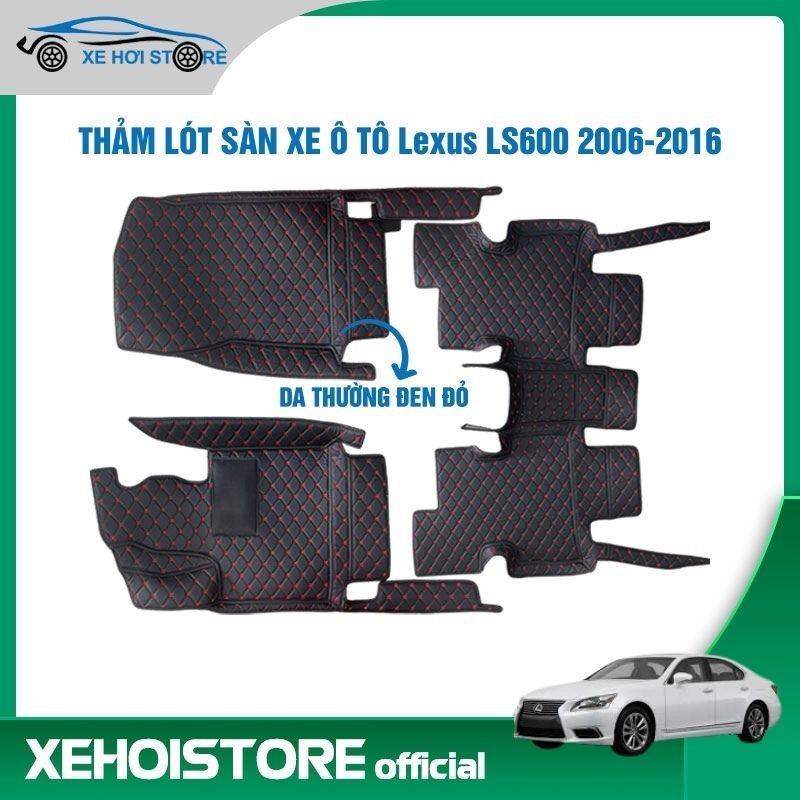 Thảm lót sàn ô tô 5D 6D dành cho xe 5 chỗ Lexus LS600 năm 2006-2016