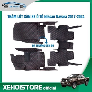 Thảm sàn 5D 6D dành cho xe 5 chỗ Nissan Navara 2017-2024 da đẹp, bền